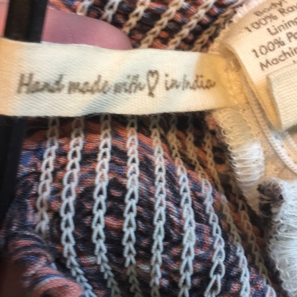 Elastic waist midi skirt. Lined with pockets. - Picture 5 of 5